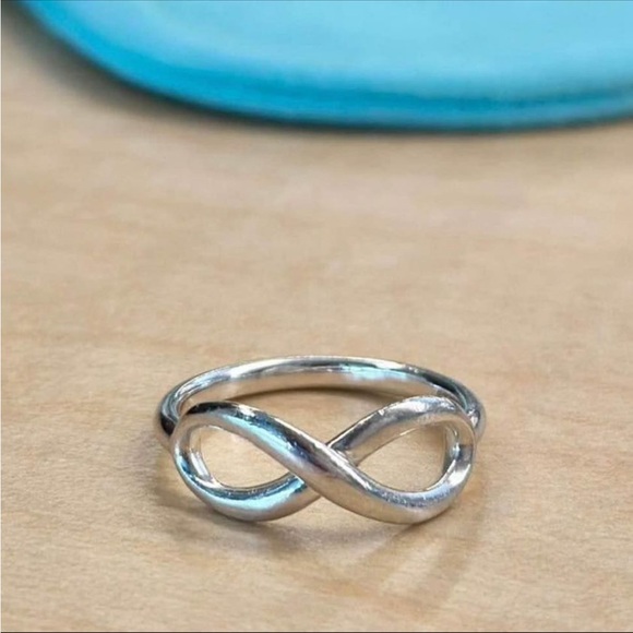 Tiffany & Co Sterling Silver Infinity Ring - Picture 4 of 4